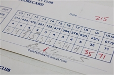 Crenshaw, Stadler, Duval & (5) Others Signed 1995 & 1999 Buick Classic Official Scorecards