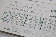 Crenshaw, Zoeller & (10) Others Signed 1993 & 1994 Memorial Tournament Official Scorecards