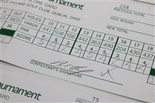 Crenshaw, Zoeller & (10) Others Signed 1993 & 1994 Memorial Tournament Official Scorecards