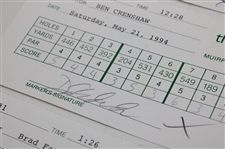 Crenshaw, Zoeller & (10) Others Signed 1993 & 1994 Memorial Tournament Official Scorecards
