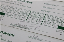 Crenshaw, Zoeller & (10) Others Signed 1993 & 1994 Memorial Tournament Official Scorecards