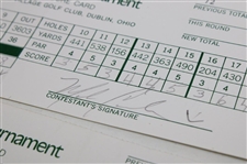 Crenshaw, Zoeller & (10) Others Signed 1993 & 1994 Memorial Tournament Official Scorecards