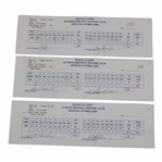 Kite, Faldo, Furyk & (3) Others Signed 1998 Buick Classic Official Scorecards