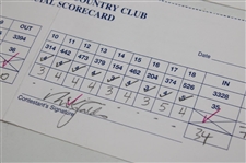 Kite, Faldo, Furyk & (3) Others Signed 1998 Buick Classic Official Scorecards
