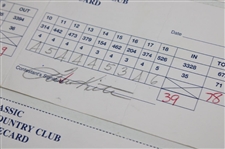Kite, Faldo, Furyk & (3) Others Signed 1998 Buick Classic Official Scorecards