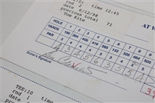 Kite, Faldo, Furyk & (3) Others Signed 1998 Buick Classic Official Scorecards