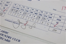 Kite, Faldo, Furyk & (3) Others Signed 1998 Buick Classic Official Scorecards