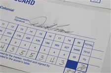 Calcavecchia, Price, Duval & (5) Others Signed 1993-98-99 Mastercard Colonial Official Scorecards