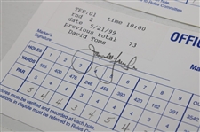 Calcavecchia, Price, Duval & (5) Others Signed 1993-98-99 Mastercard Colonial Official Scorecards