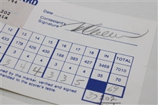Calcavecchia, Price, Duval & (5) Others Signed 1993-98-99 Mastercard Colonial Official Scorecards