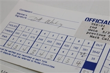 Calcavecchia, Price, Duval & (5) Others Signed 1993-98-99 Mastercard Colonial Official Scorecards