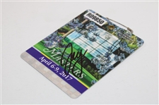 Sergio Garcia Signed 2017 Masters Tournament SERIES Badge #R09850 JSA ALOA