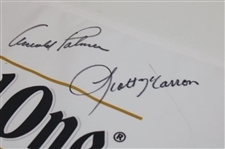 Arnold Palmer, Jacobsen & McCarron Signed Ketel One Vodka Ultimate 19th Hole Flag JSA ALOA