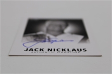 Jack Nicklaus Signed  '1960 Leaf Signatures' Nicklaus Authentic Signature Golf Card - 2013 JSA ALOA