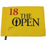 Jack Nicklaus Signed Undated The Open Championship 18th Hole Flag JSA ALOA