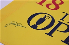 Jack Nicklaus Signed Undated The Open Championship '18th Hole' Flag JSA ALOA