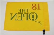 Jack Nicklaus Signed Undated The Open Championship '18th Hole' Flag JSA ALOA