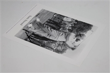 Sam Snead Signed The Duffer's Gallery Post-Swing Black & White Ad Photo JSA ALOA