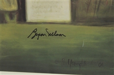 Byron Nelson Signed LTD Ed 227/500 1939 US Open Winner Print by Artist Youngblood JSA ALOA