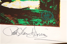 Jack Nicklaus Putting in Vibrant Yellow & Green Ltd Ed 246/300 Print
