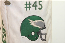 NFL Legend Don Burroughs' Personal Philadelphia Eagles w/Jersey Number Full Size Belding Golf Bag