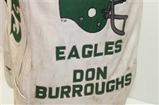 NFL Legend Don Burroughs' Personal Philadelphia Eagles w/Jersey Number Full Size Belding Golf Bag