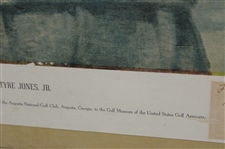Robert 'Bobby' T. Jones, Jr. Signed 1954 Ltd Ed Thomas Stephens USGA Print #122 to Leland Gibson JSA ALOA
