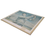 Robert 'Bobby' T. Jones, Jr. Signed 1954 Ltd Ed Thomas Stephens USGA Print #122 to Leland Gibson JSA ALOA