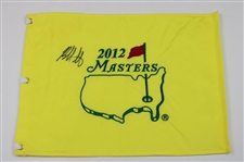 Bubba Watson Signed 2012 Masters Flag & Signed Photo JSA ALOA