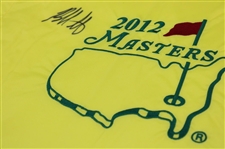 Bubba Watson Signed 2012 Masters Flag & Signed Photo JSA ALOA