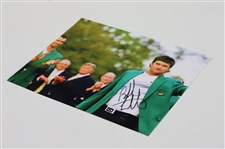 Bubba Watson Signed 2012 Masters Flag & Signed Photo JSA ALOA