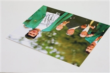 Bubba Watson Signed 2012 Masters Flag & Signed Photo JSA ALOA