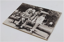 Ben Hogan's Personal Photo W/ Jones, Demaret, Nelson & Hogan W/ Letter