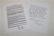 Ben Hogan's Personal Photo W/ Jones, Demaret, Nelson & Hogan W/ Letter