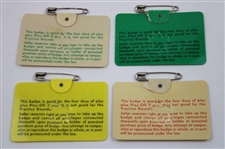 Fourteen (14) Various 1967-2007 Masters Tournament SERIES Badges - Great Condition