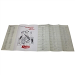 Two (2) 1962 US Open at Oakmont Country Club Pairing Sheets