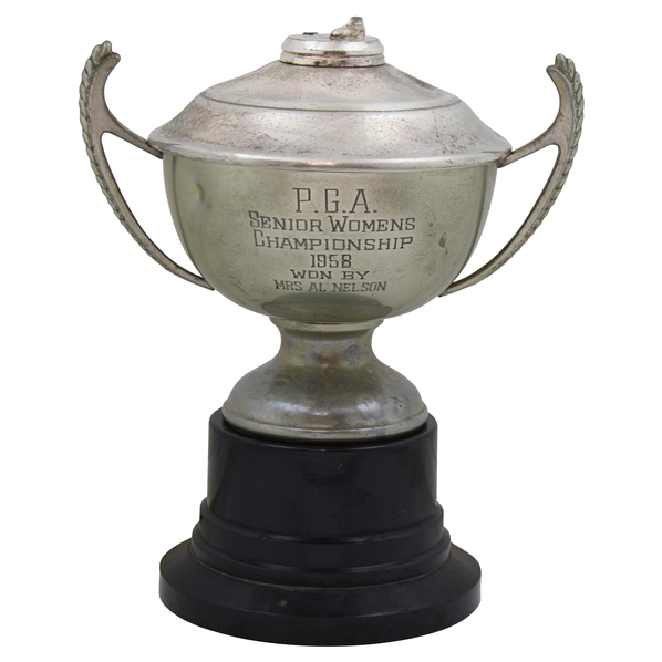 1958 PGA Senior Womens Championship Won By Mrs. Al Nelson Trophy