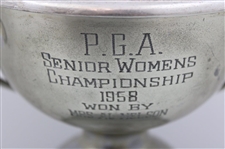 1958 PGA Senior Womens Championship Won By Mrs. Al Nelson Trophy