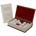 1899-1939 Limited Edition Anthology of the Golf Ball Original Molds Display - Brown