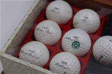 1899-1939 Limited Edition 'Anthology of the Golf Ball' Original Molds Display - Brown