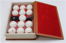 1899-1939 Limited Edition 'Anthology of the Golf Ball' Original Molds Display - Brown