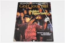Six (6)  Assorted Magazines w/Tiger Woods On Cover From Years 2000-2002