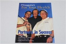 Six (6)  Assorted Magazines w/Tiger Woods On Cover From Years 2000-2002