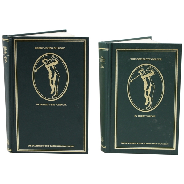 Two (2) Golf Classics: The Complete Golfer by Harry Vardon & Bobby Jones On Golf by Bobby Jones