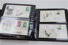 (148) Signed First Day Covers including Phil Mickelson, Gene Sarazen & More