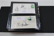 (148) Signed First Day Covers including Phil Mickelson, Gene Sarazen & More