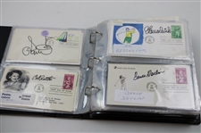 (148) Signed First Day Covers including Phil Mickelson, Gene Sarazen & More