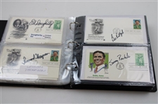 (148) Signed First Day Covers including Phil Mickelson, Gene Sarazen & More