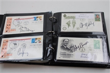 (148) Signed First Day Covers including Phil Mickelson, Gene Sarazen & More