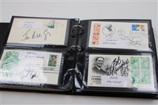 (148) Signed First Day Covers including Phil Mickelson, Gene Sarazen & More